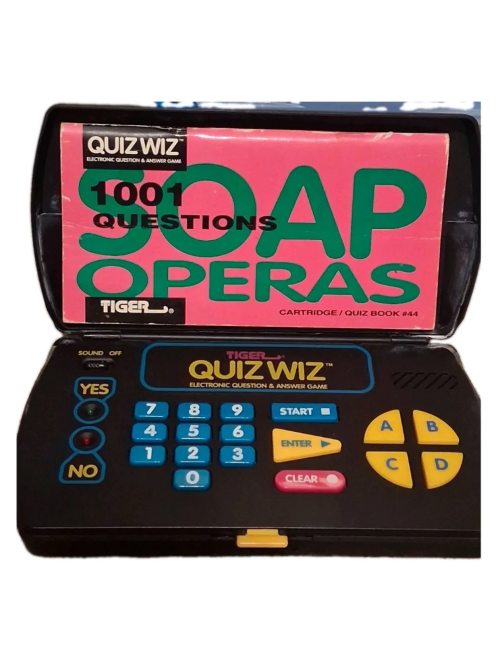 Tiger Quiz Wiz Electronic Q&A Game w/ Quiz Books General Knowledge -Operas